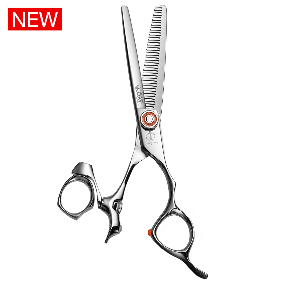 S-Series Orange Collection-
Swivel Thinning scissors